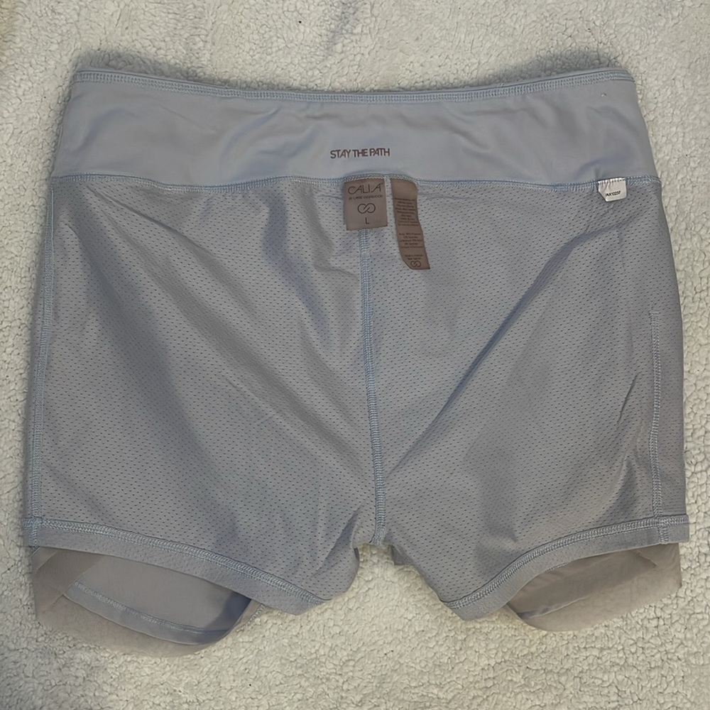 Calia by Carrie Underwood Tulip Hem Skort | Gray | Size Large - Picture 7 of 12